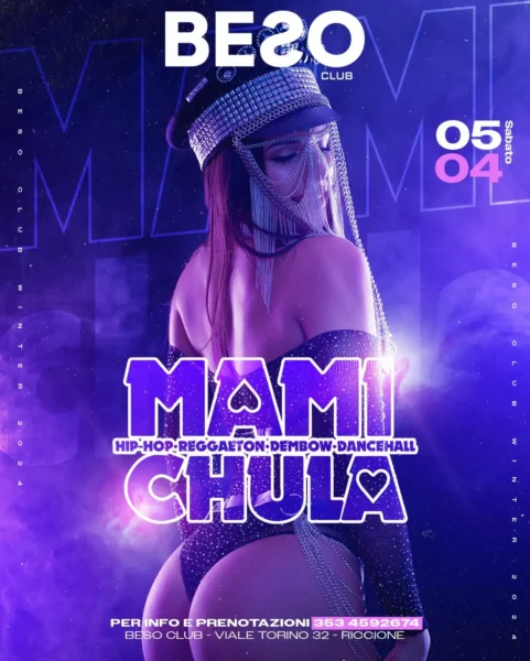 Mamichula al Beso Club 05 aprile 2025. Biglietti e Tavoli
