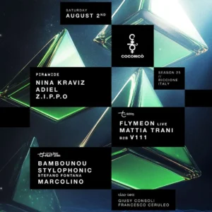 Nina Kraviz al Cocorico Riccione 02 agosto 2025. Biglietti e Tavoli