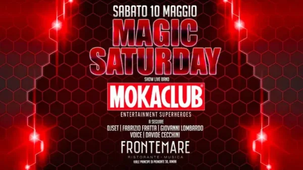Moka Club al Frontemare 10 maggio 2025. Biglietti e Tavoli