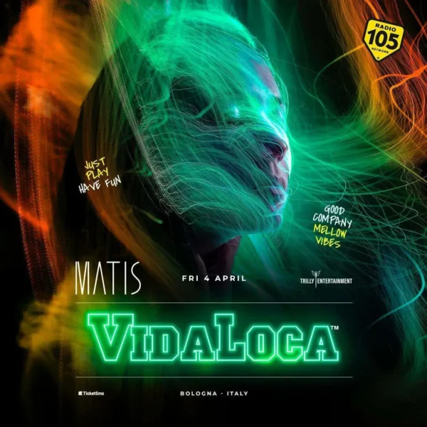 Vida Loca al Matis Bologna 4 aprile 2025. Biglietti e Tavoli
