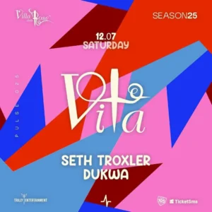 Seth Troxler al Villa Delle Rose 12 luglio 2025. Biglietti e Tavoli
