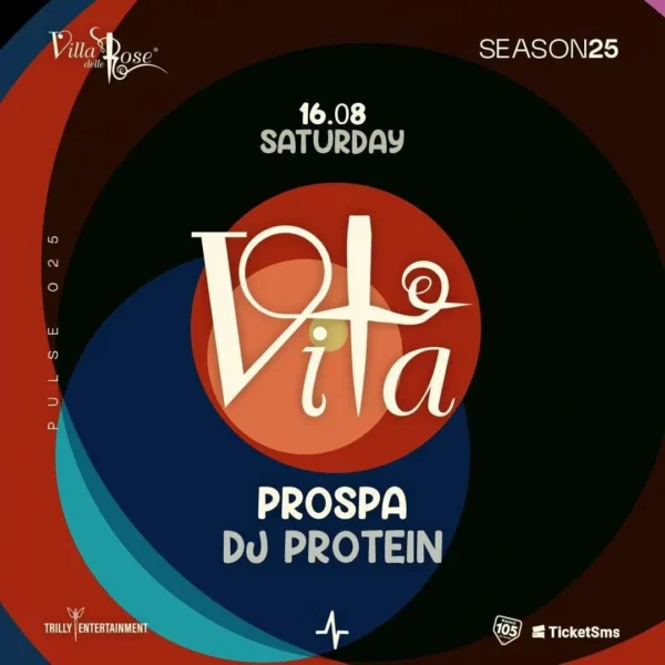 Prospa al Villa Delle Rose 16 agosto 2025. Biglietti e Tavoli