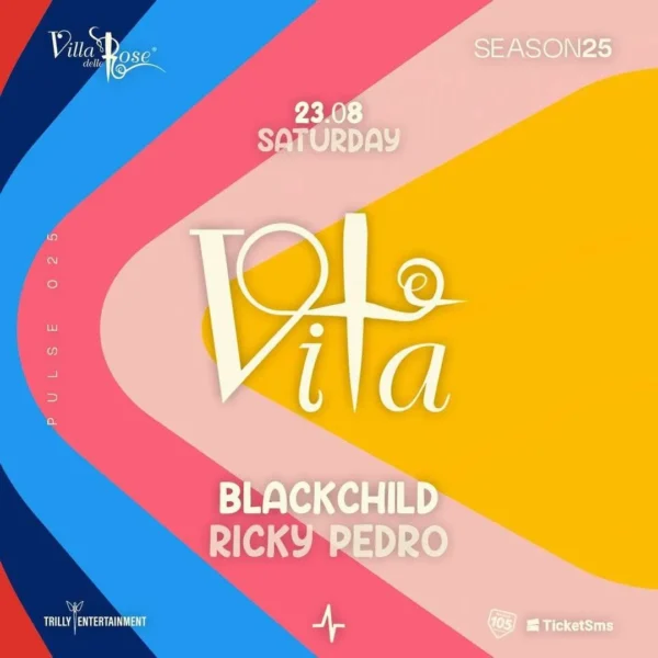 Blackchild al Villa Delle Rose 23 agosto 2025. Biglietti e Tavoli