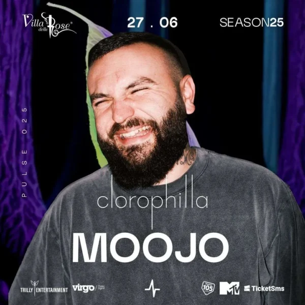 Moojo al Villa Delle Rose 27 giugno 2025. Biglietti e Tavoli
