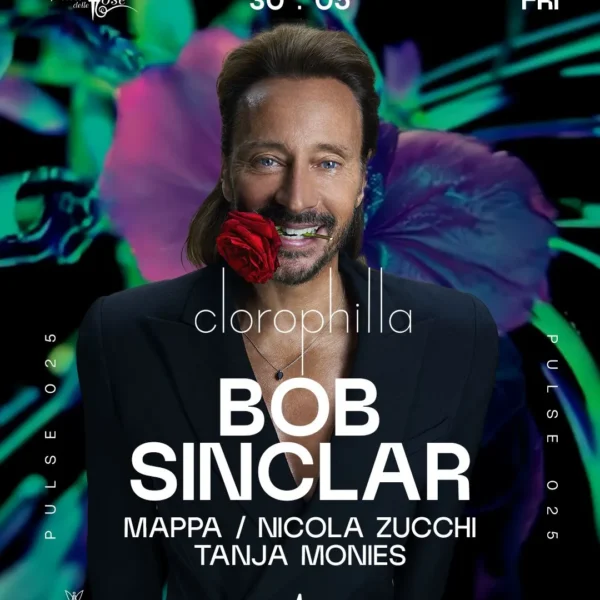 Bob Sinclar al Villa Delle Rose 30 maggio 2025. Biglietti e Tavoli
