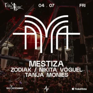 Mestiza al Villa Delle Rose 04 luglio 2025. Biglietti e Tavoli