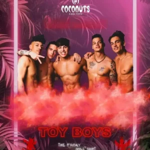 Toy Boys al Coconuts 20 giugno 2025. Biglietti e Tavoli