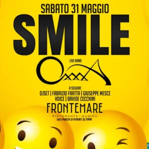 Smile al Frontemare 31 maggio 2025. Biglietti e Tavoli