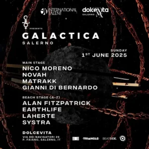Galactica al Dolce Vita Salerno1 giugno 2025. Biglietti