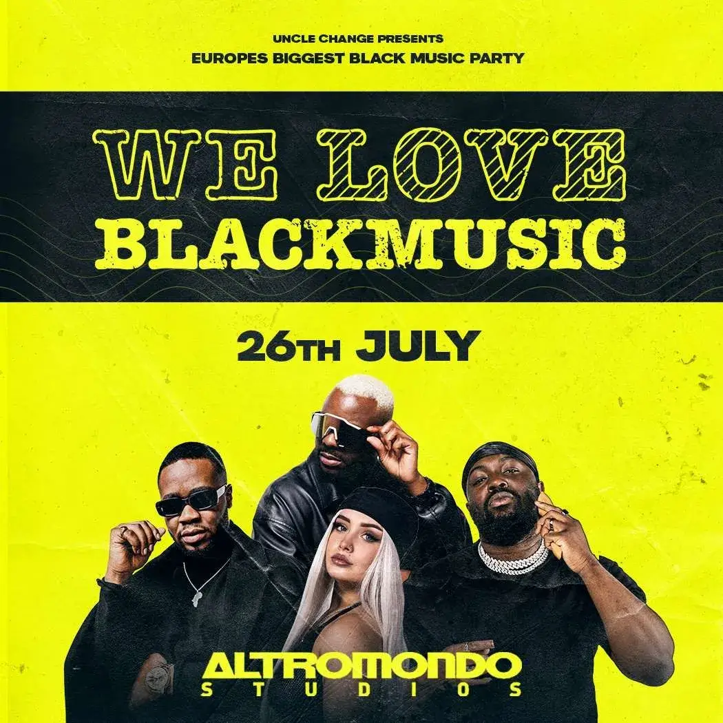 WE LOVE BLACKMUSIC @ Altromondo Studios 26 luglio 2025. Biglietti