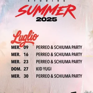 Schiuma Party Perreo al Altromondo Studios 23 luglio 2025. Biglietti e Tavoli