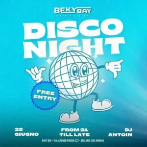 Disco Night al Beky Bay 28 giugno 2025. Biglietti
