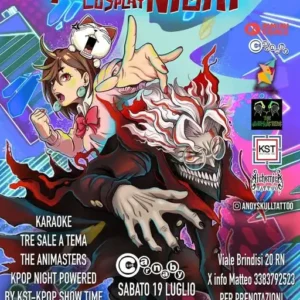 Anime Night al Carnaby 19 luglio 2025. Biglietti e Tavoli
