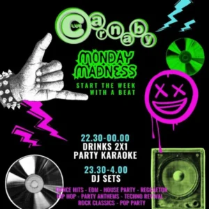 Monday Madness al Carnaby 14 luglio 2025. Biglietti e Tavoli