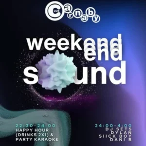 Weekend Sound al Carnaby 12 luglio 2025. Biglietti e Tavoli
