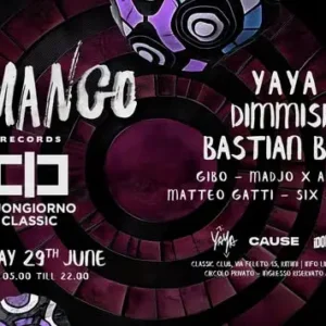 Yaya al Classic Club 29 giugno 2025. Biglietti