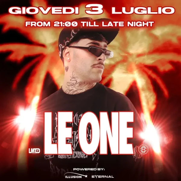 Le One al Hyper Beach Riccione 03 luglio 2025. Biglietti e Tavoli