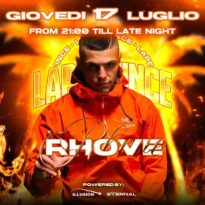 Rhove al Hyper Beach Riccione 17 luglio 2025. Biglietti e Tavoli