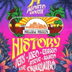 Melody Mecca al Malindi Biky Beach 15 agosto 2025. Biglietti