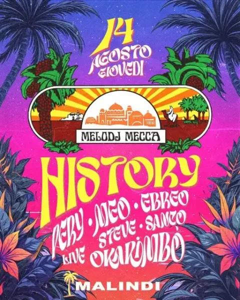 Melody Mecca al Malindi Biky Beach 14 agosto 2025. Biglietti