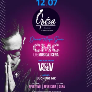 Viceversa al Opera 12 luglio 2025. Biglietti e Tavoli