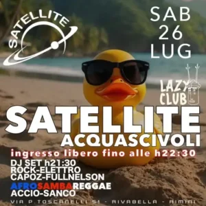 Satellite Acquascivoli al Satellite 26 luglio 2025. Biglietti