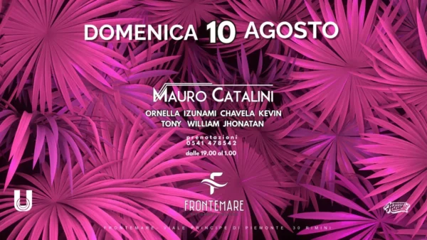 Apericena Latino al Frontemare 10 agosto 2025. Biglietti e Tavoli