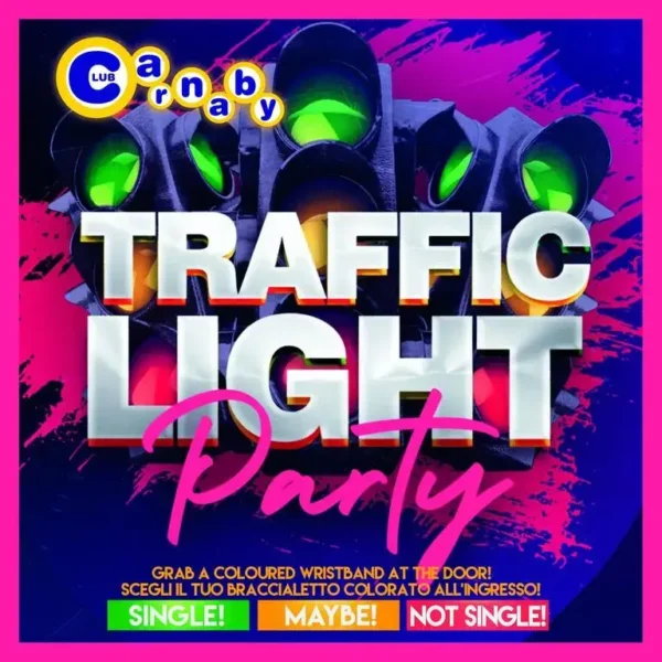 Traffic Light Party al Carnaby 13 settembre 2025. Biglietti e Tavoli