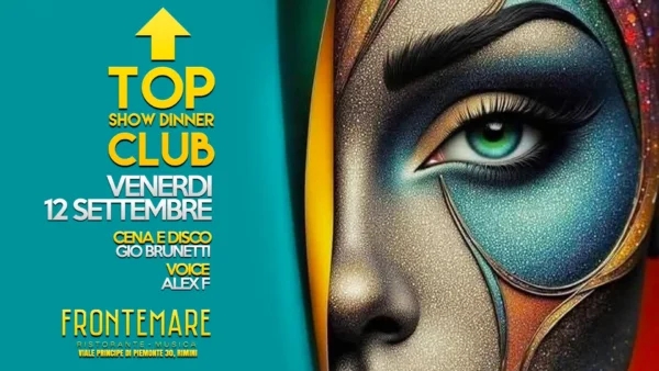 Show Dinner al Frontemare 12 settembre 2025. Biglietti e Tavoli