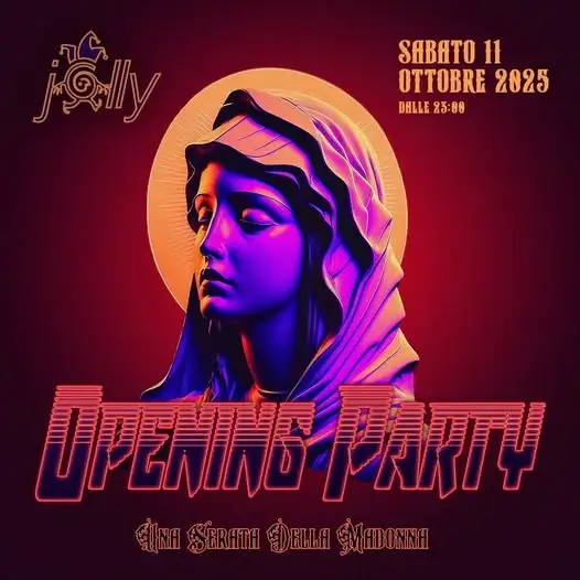 Opening Party al Jolly 11 ottobre 2025. Biglietti