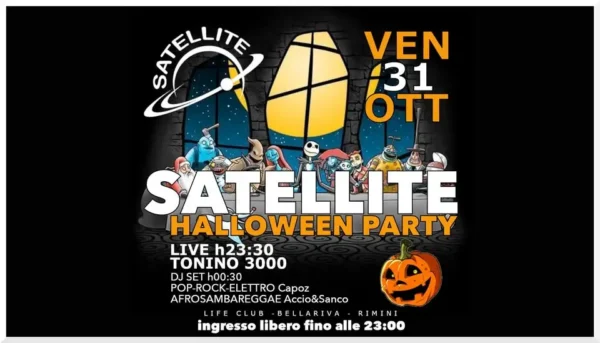 Halloween Party al Satellite 31 ottobre 2025. Biglietti