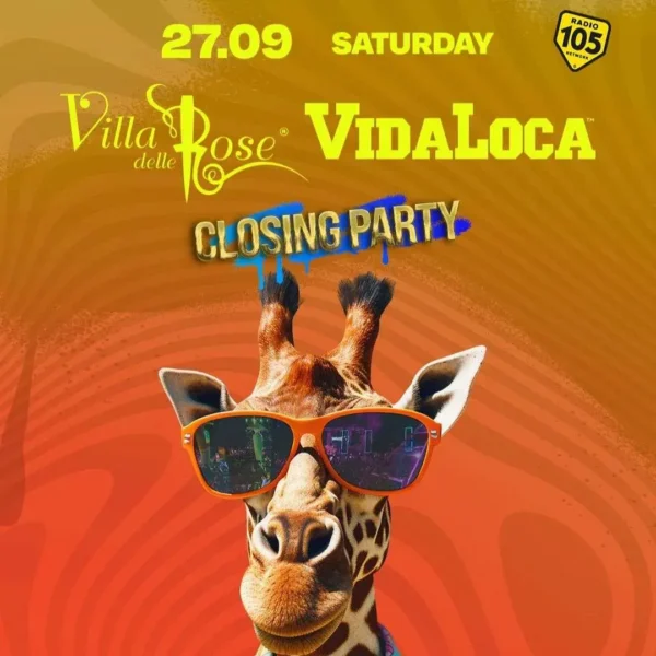 Vida Loca al Villa Delle Rose 27 settembre 2025. Biglietti e Tavoli