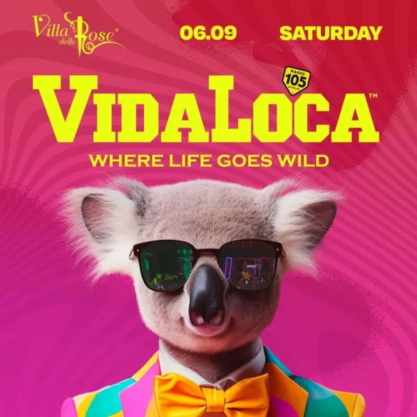 Vida Loca al Villa Delle Rose 6 settembre 2025. Biglietti e Tavoli