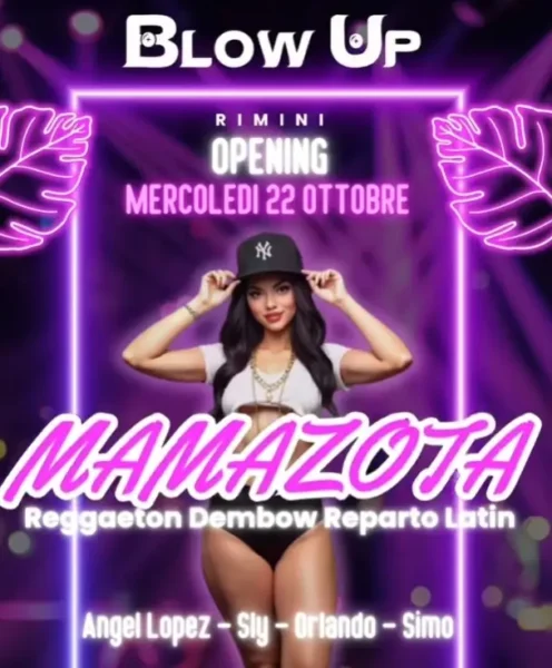 Mamazota al Blowup 22 ottobre 2025. Biglietti
