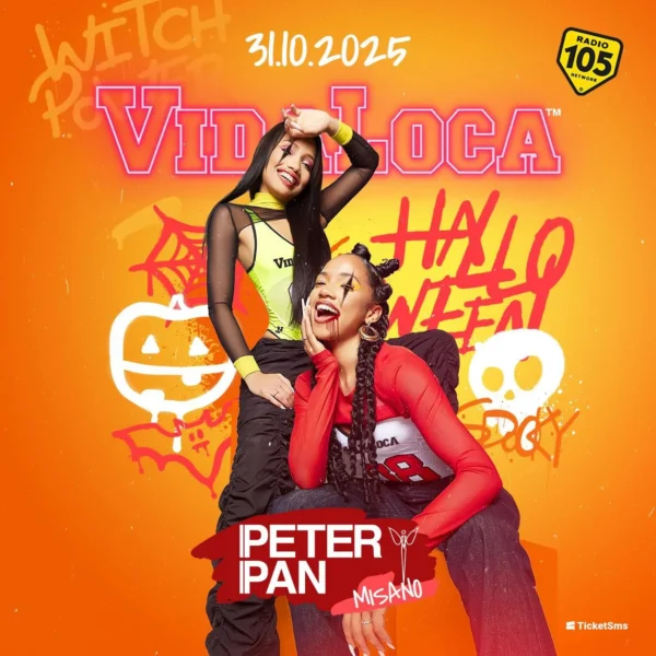 Halloween Vida Loca al Peter Pan 31 ottobre 2025. Biglietti e Tavoli