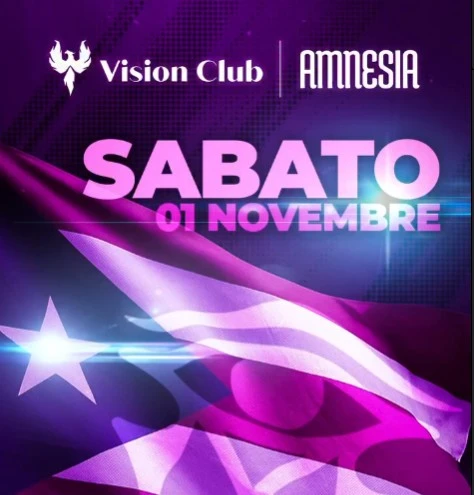 Reggaeton Party al Vision Club 01 novembre 2025. Biglietti e Tavoli
