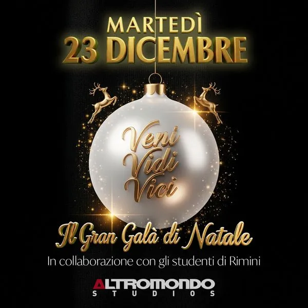 Veni Vidi Vici al Altromondo Studios 23 dicembre 2025. Biglietti e Tavoli