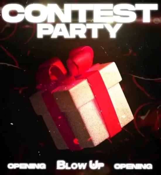 Contest Party al Blowup 22 novembre 2025. Biglietti