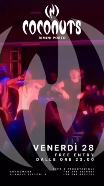Coconuts Winter al Coconuts 28 novembre 2025. Biglietti e Tavoli