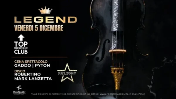 Relight Orchestra al Frontemare 05 dicembre 2025. Biglietti e Tavoli