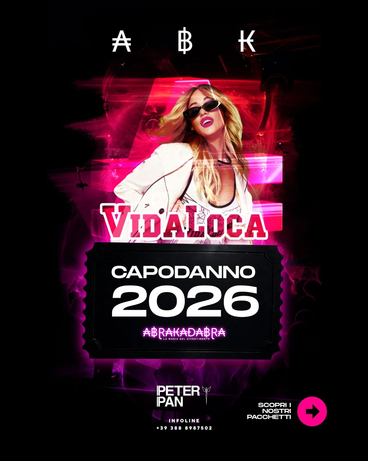 Capodanno Vida Loca Peter Pan Club