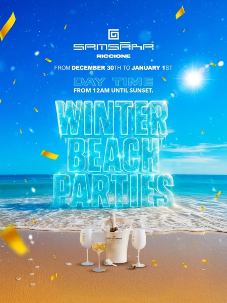 Winter Beach Parties al Samsara Riccione 1 gennaio 2026. Biglietti