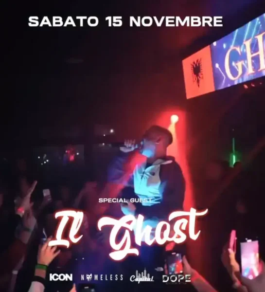 Il Ghost al Vision Club 15 novembre 2025. Biglietti