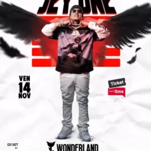 Jeyone al Wonderland Club 14 novembre 2025. Biglietti