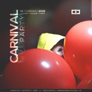 Carnival Party al Classic Club 14 febbraio 2026. Ticket