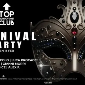 Carnival Party al Frontemare 13 febbraio 2026. Ticket Tavoli