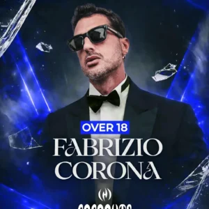 Fabrizio Corona al Coconuts 24 aprile 2026. Ticket Tavoli