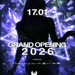 Grand Opening al Vision Club 17 gennaio 2026. Ticket Tavoli