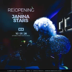 Janina Stars al Classic Club 10 gennaio 2026. Ticket