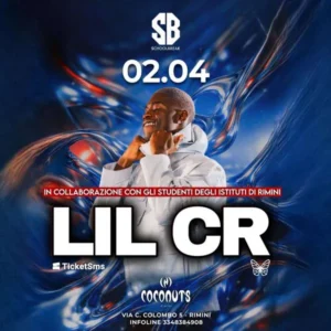 Lil Cr al Coconuts 02 aprile 2026. Ticket Tavoli